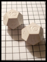 Dice : Dice - DM Collection - Armory White Opaque 2nd Generation Extras
